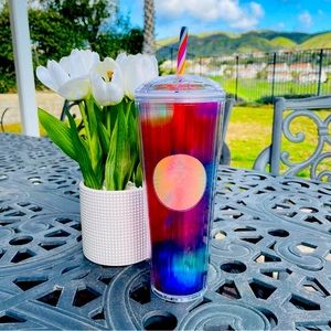 NWT Rainbow Dome Starbucks Tumbler